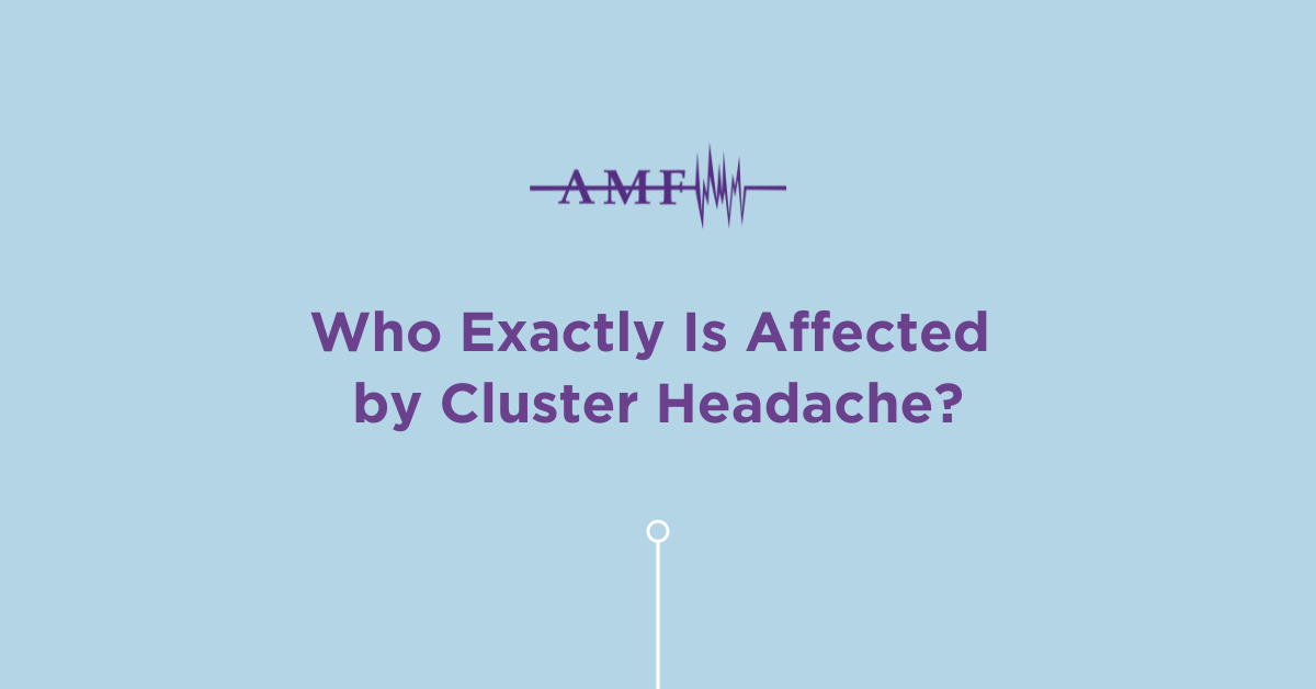 Who is affected by cluster headache?