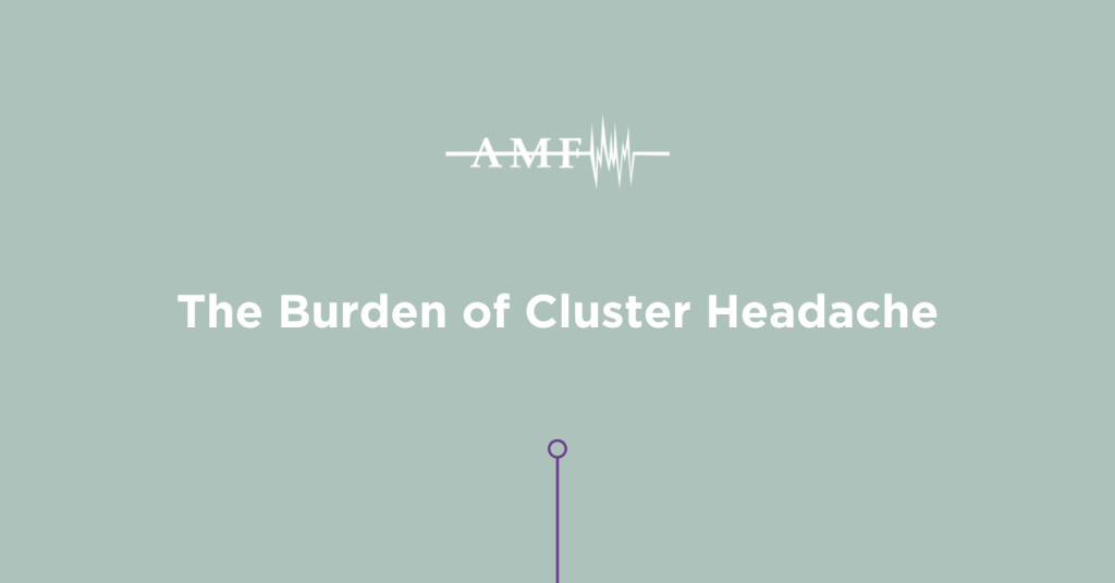 New Research on the Burden of Cluster Headache
